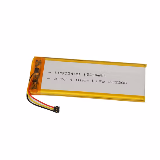 Ultra Thin Li Polymer Rechargeable Battery 100mAh 3.7V for Single Wheel E