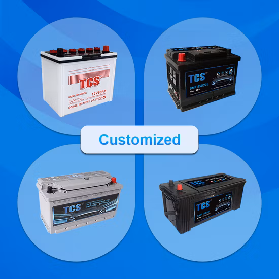 12V 110ah Starting Lead Acid Vehicle Battery Low Temperature Dry Charge Batteries