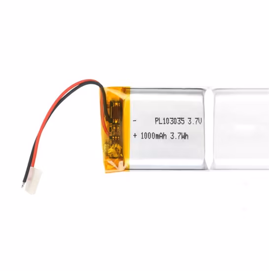 Factory Common Model 3.7V 103035 1000mAh Lithium Polymer Rechargeable Battery